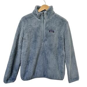 Patagonia Womens Fleece 1/4 Zip Los Gatos Sweater Size S Teal Gorpcore NWT